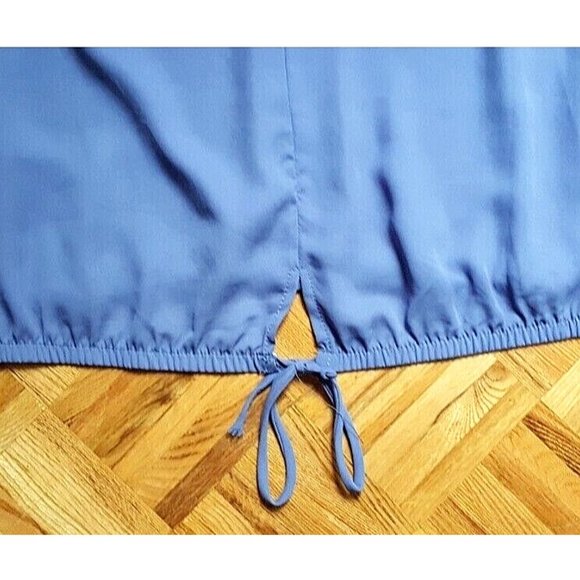 Reitmans lace blue long tunic top blouse shirt V neck front plus size 22 - Picture 9 of 10